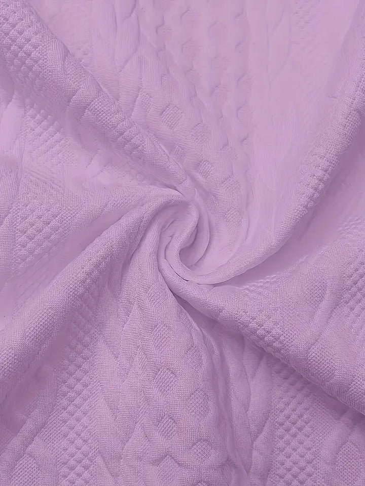 Elvarine | Textured Zip-Up Bomber Jacket