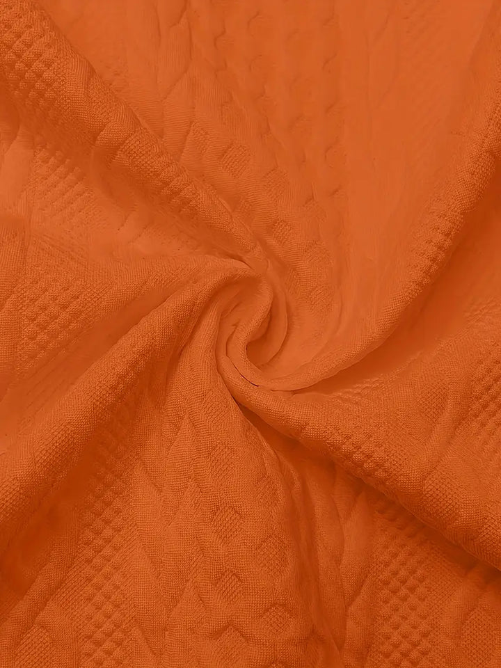 Elvarine | Textured Zip-Up Bomber Jacket