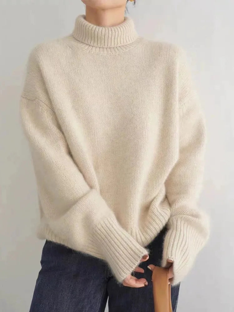 Isabel | High Collar Cashmere