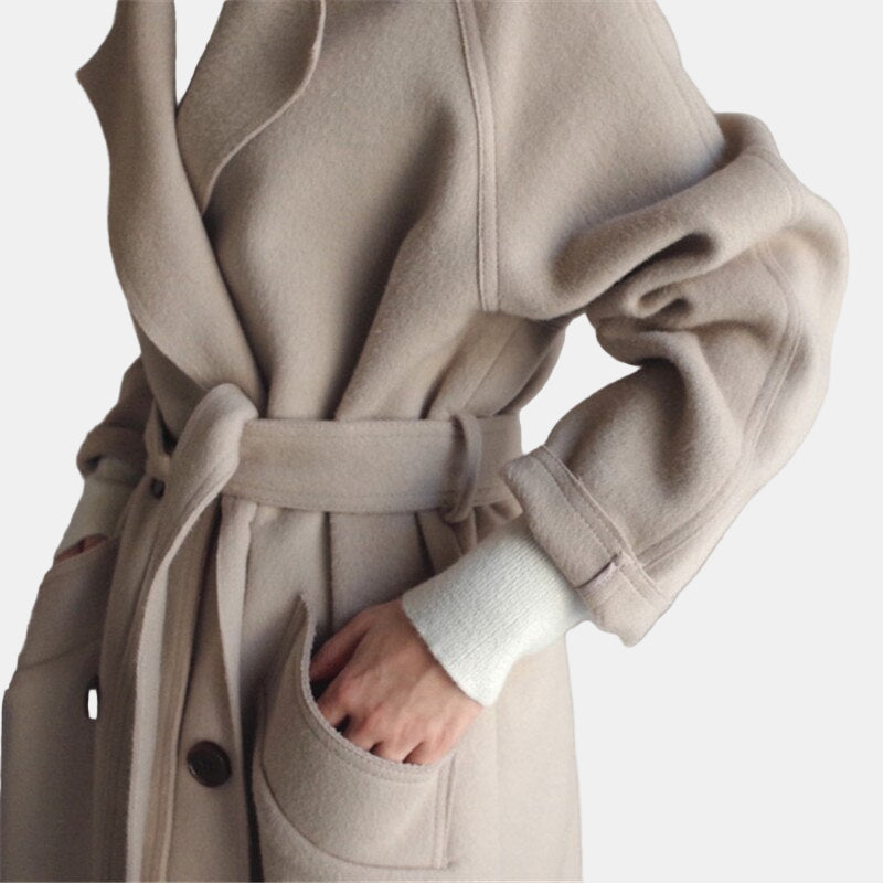 Carla | Chic Long Trench Coat
